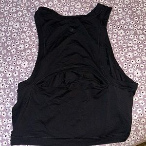 Lululemon Open-Back Cropped Training Tank Top